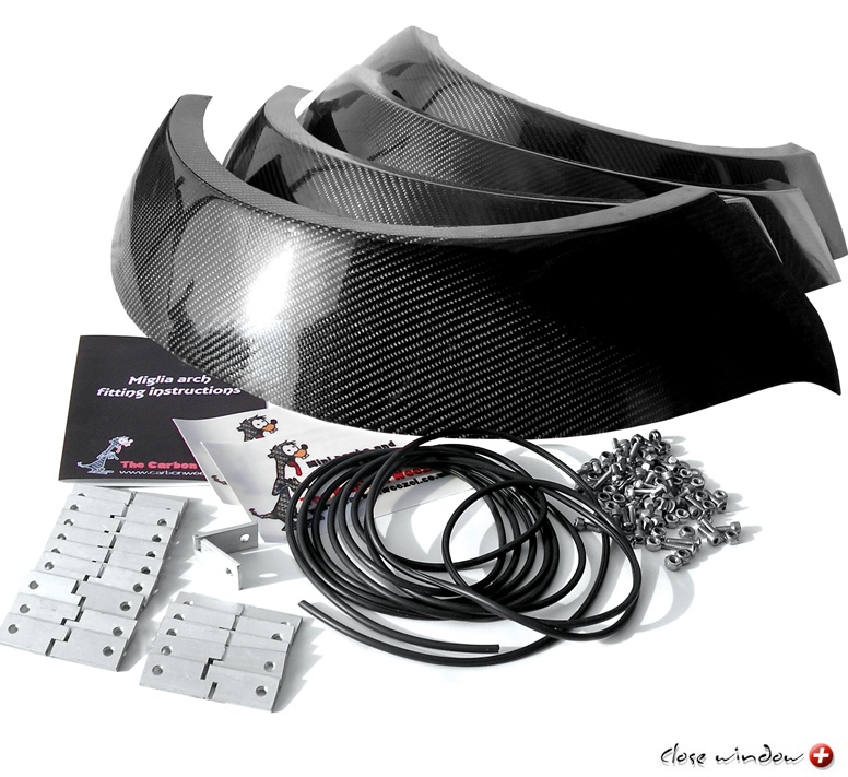 Carbon Fibre Wheel Arches